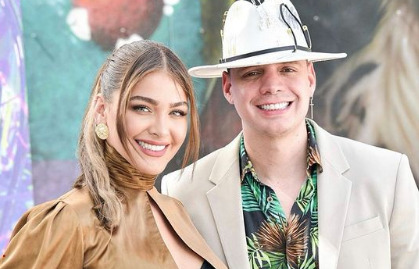 Migbelis Castellanos y Marko Pérez en los Latin Grammy 2025