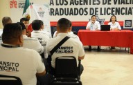 Unidad Municipal de Derechos Humanos capacita a elementos de Tránsito y Vialidad