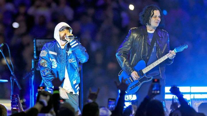 Jack White y Eminem protagonizaron el show de medio tiempo del Día de Acción de Gracias de la NFL