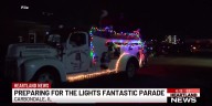 Preparing for the Lights Fantastic Parade in Carbondale, Illinois