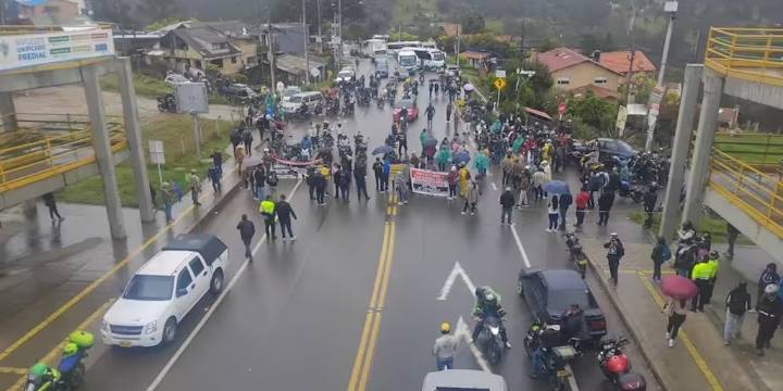 Protesta en La Calera será indefinida desde el 19 de noviembre: estos son los puntos de bloqueo y restricciones