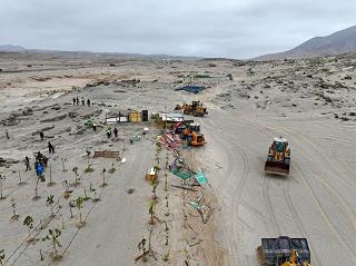 Proyecto Especial CHINECAS recupera 13 hectáreas de terrenos ocupados ilegalmente en el sector Atahualpa