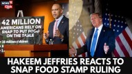 Hakeem Jeffries Slams Trump Over SNAP Ruling: “Should Not Weaponize Hunger” 