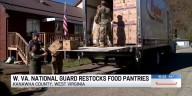 West Virginia National Guard helps restock food pantries