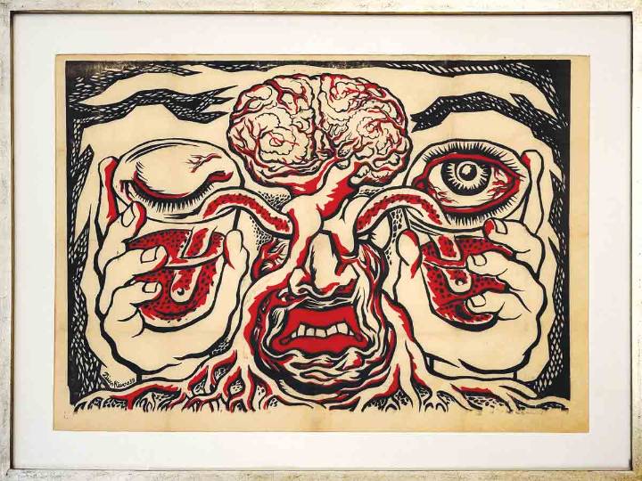 Grabado de Rivera detona vasos comunicantes; Galería de Arte Mexicano