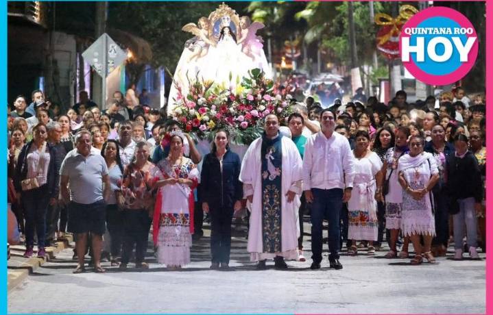 Isla Mujeres inicia sus Fiestas Patronales con fe y tradición