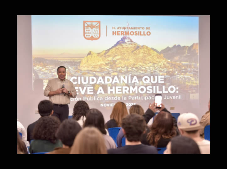 Convoca Toño Astiazarán a la participación juvenil para mejorar e innovar juntos a Hermosillo