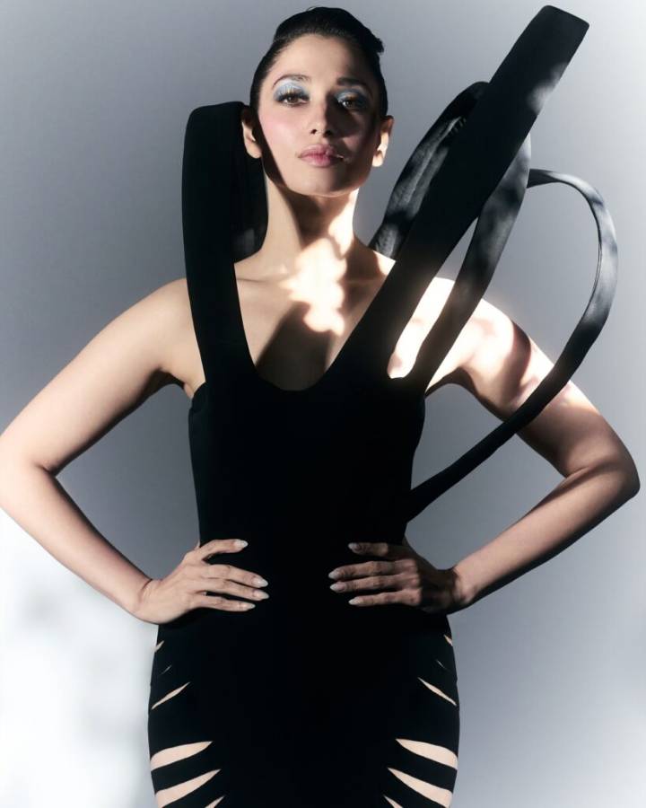 Tamannaah Fires Ramp In Fierce Black Couture