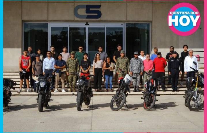 Mara Lezama entrega vehículos recuperados y promueve la cultura de la denuncia