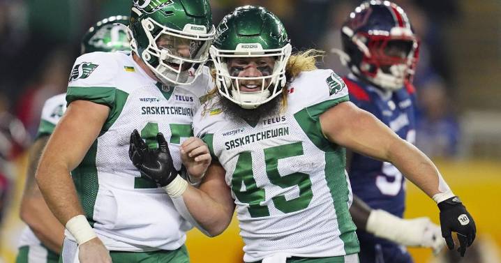 Roughriders force late fumble at goal line, beat Alouettes 25