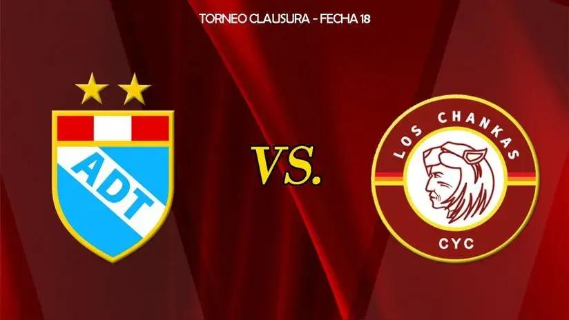 ADT vs Los Chankas EN VIVO: ¿a qué hora juegan y dónde ver la fecha 18 del Torneo Clausura?