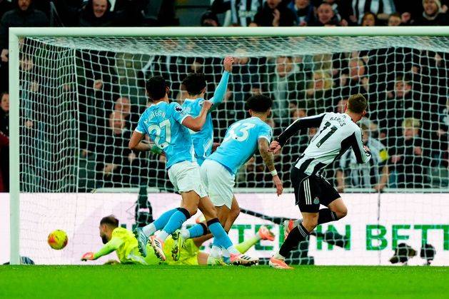 Man City’s title hopes take a big hit as two Harvey Barnes goals fire Newcastle to a thrilling victory