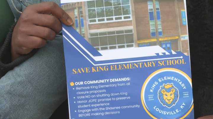 Parents unite to oppose closure of King Elementary, a community 'home' in Shawnee
