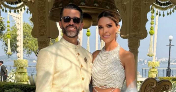 Donald Trump Jr. and Girlfriend Bettina Anderson Look All Loved-Up at Billionaire's Lavish Wedding in India: Photos