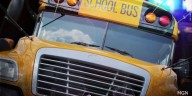 1 injured in crash involving school bus in Huntington County