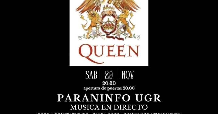 Plan prenavideño este fin de semana en Granada: concierto benéfico tributo a Queen con voces granadinas