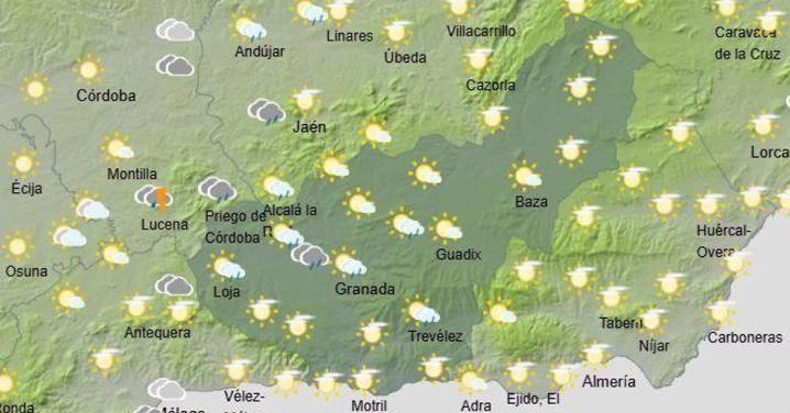 Tiempo Granada | La Aemet activa el aviso amarillo en la provincia