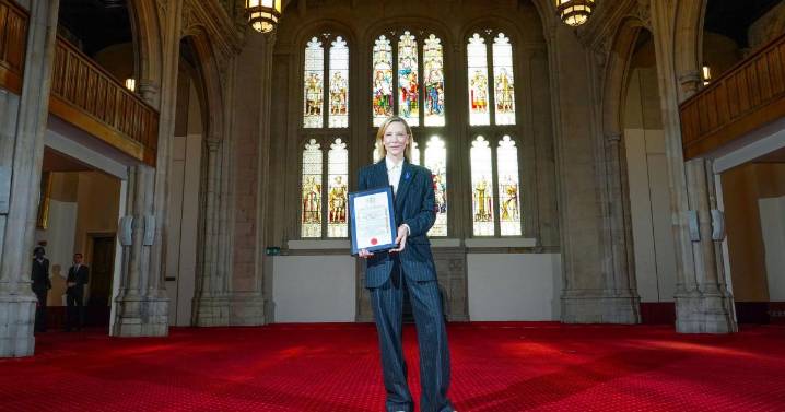 Cate Blanchett receives Freedom of the City of London