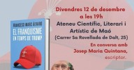 Presentación del libro 'El franquisme en temps de Trump' en Maó