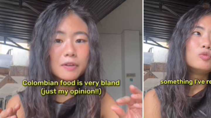 Asiática en Colombia aseguró que el tamal es 'insípido': ‘Solo ingredientes de sabor natural’