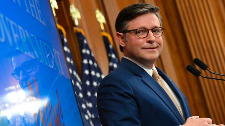 Mike Johnson Keeps Saying He Doesn’t Know About Trump News 