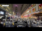 Northern Arizona University's Lumberjacks band marches in Macy's Thanksgiving Day Parade