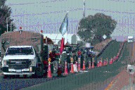 Liberan varios tramos carreteros y plazas de cobro bloqueadas por productores agrícolas