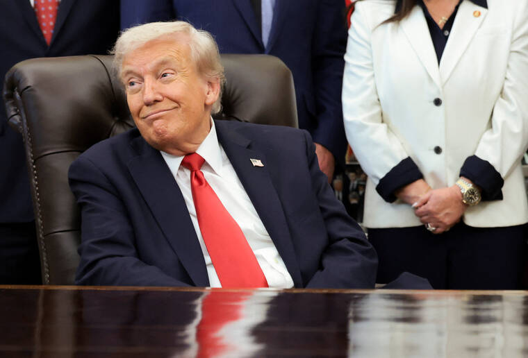 Letter: Trump leers at America’s massive forests, licks lips