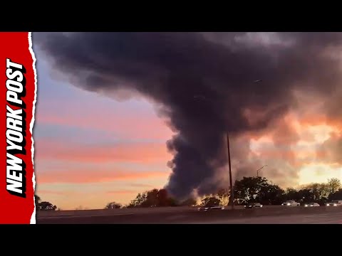 Watch Massive Smoke in the Sky From UPS Plane Crash Near Kentucky Airport