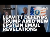 'Trump did nothing wrong' Leavitt defends president amid new Epstein email revelations