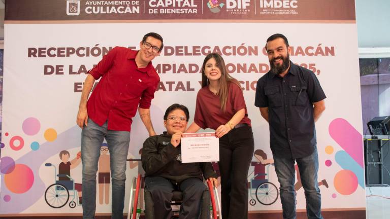 Culiacán reconoce a medallistas de la Paralimpiada Conade 2025 en emotiva ceremonia