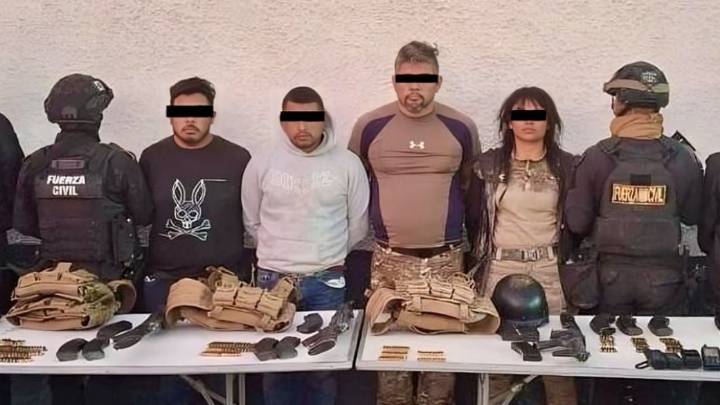 Arrestan a 4 presuntos integrantes de grupo delictivo en Linares