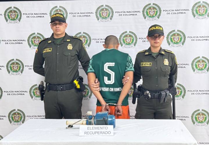 Por hurto fue capturado un hombre en flagrancia en Inírida