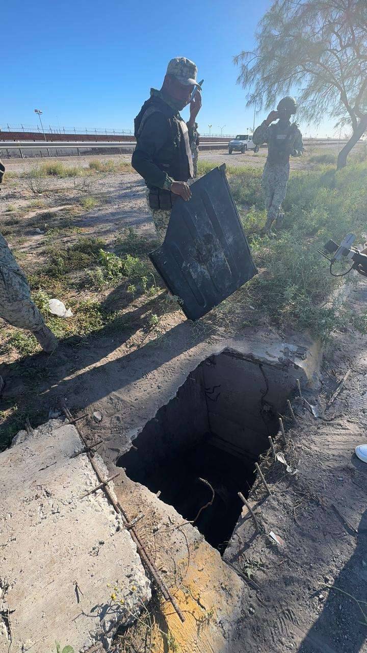 Localizan otro túnel en el bordo del Río Bravo