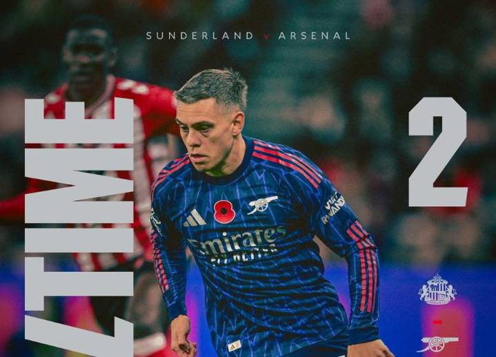 Empata el líder Arsenal con Sunderland en Premier League