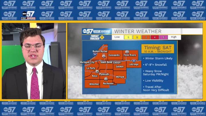 The winter storm is on our doorstep