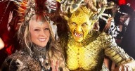 Fey brilla en Halloween: Su disfraz de bestia dorada, el más comentado en la fiesta de Heidi Klum