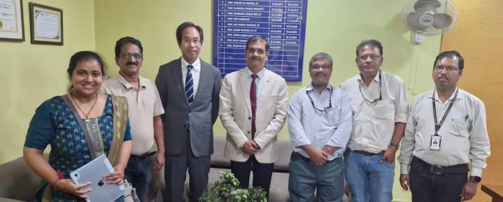 Professor Of Akita University Of Japan Visits ITER