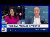 It's clear Tesla investors support Musk's vision: Deepwater's Munster following pay package vote