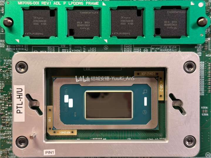 Intel Panther Lake ES CPU With 16 GB LPDDR5x Memory Pictured & Tested: 25W PL1 & 65W PL2 For 10