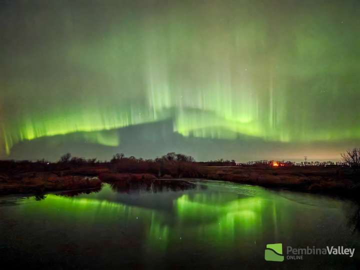 Wednesday evening brings another amazing Aurora Borealis display
