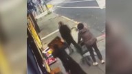 Video footage shows woman fighting attacker in Oakland