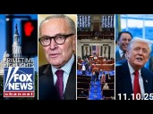 Fox News Highlights - November 10th, 2025
