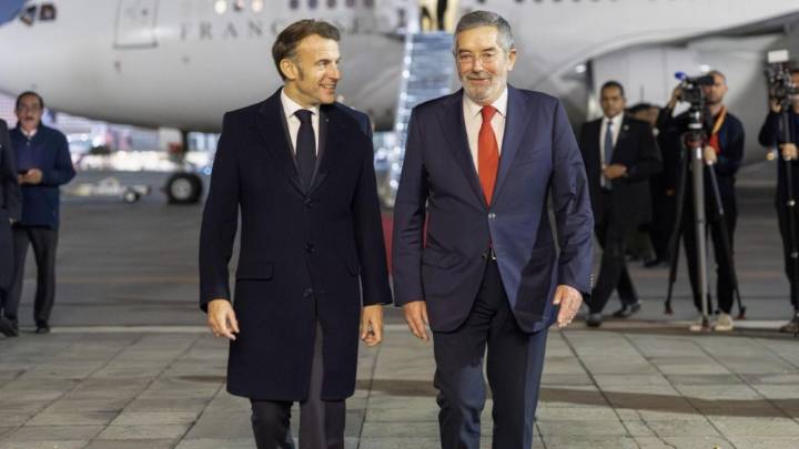 Emmanuel Macron llega a México