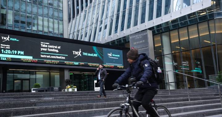 S&P/TSX composite down in late-morning trading, U.S. markets mixed