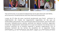 Las cifras de este paro: 37 días de duración, 86 acuerdos nacionales y 659 firmados en las regiones