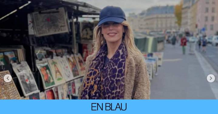 Emma García en París con Aitor, su marido y padre de la guapísima Uxue de 19 años