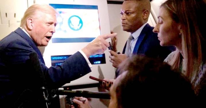 Polémica por reacción de Trump a pregunta de una periodista sobre caso Epstein