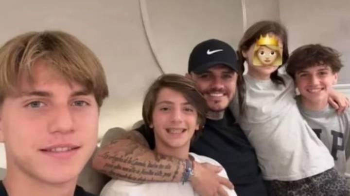 ¿Mauro Icardi se reunirá con los hijos de Maxi López y Wanda Nara?