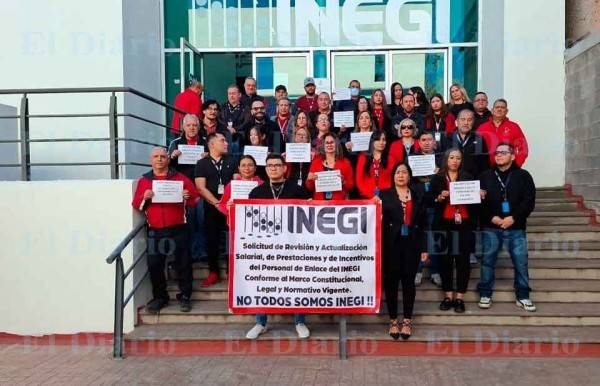Video.- Exige personal del INEGI nivelación salarial